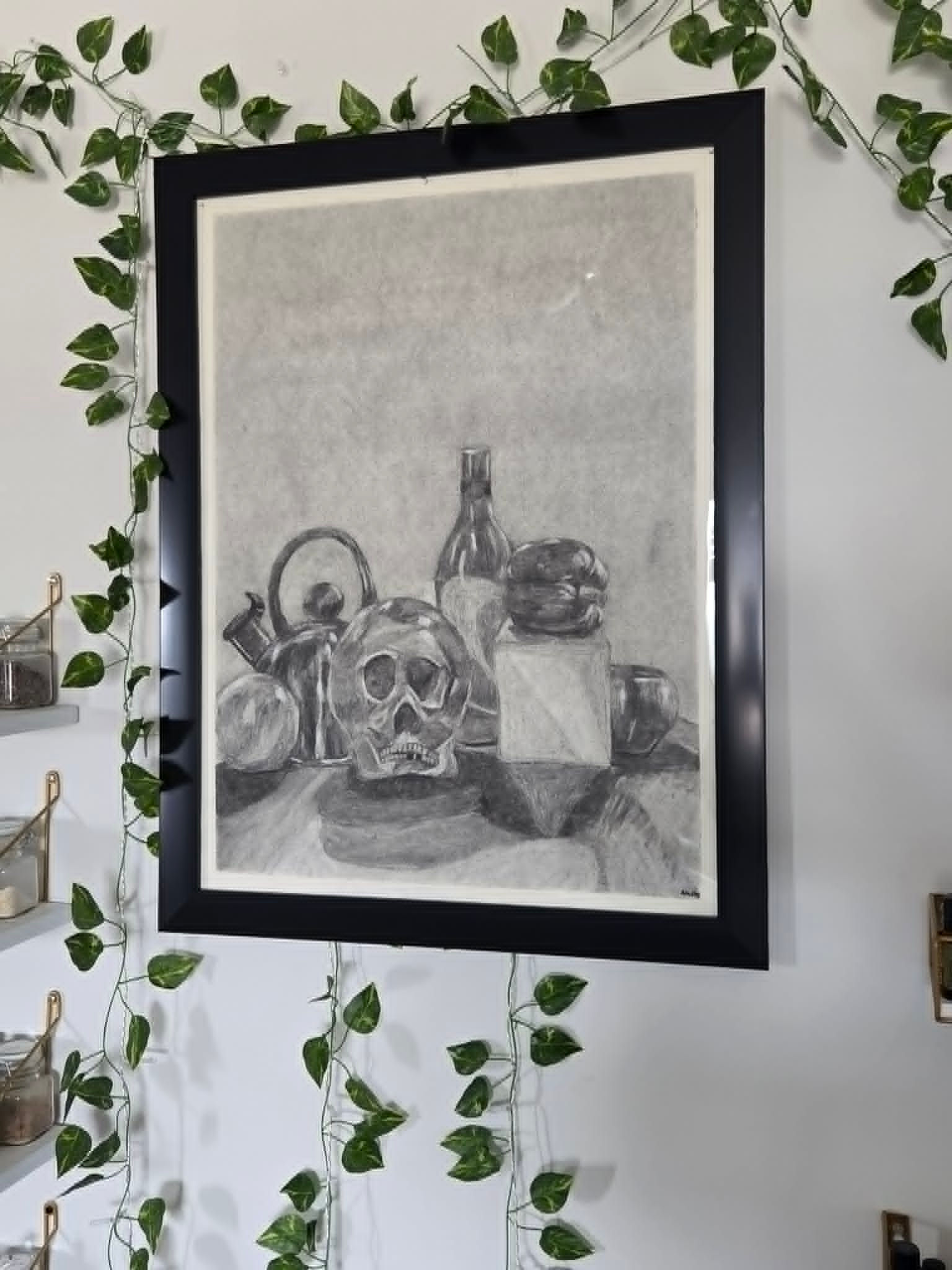 PRINT 8x10 of A Skull on the table