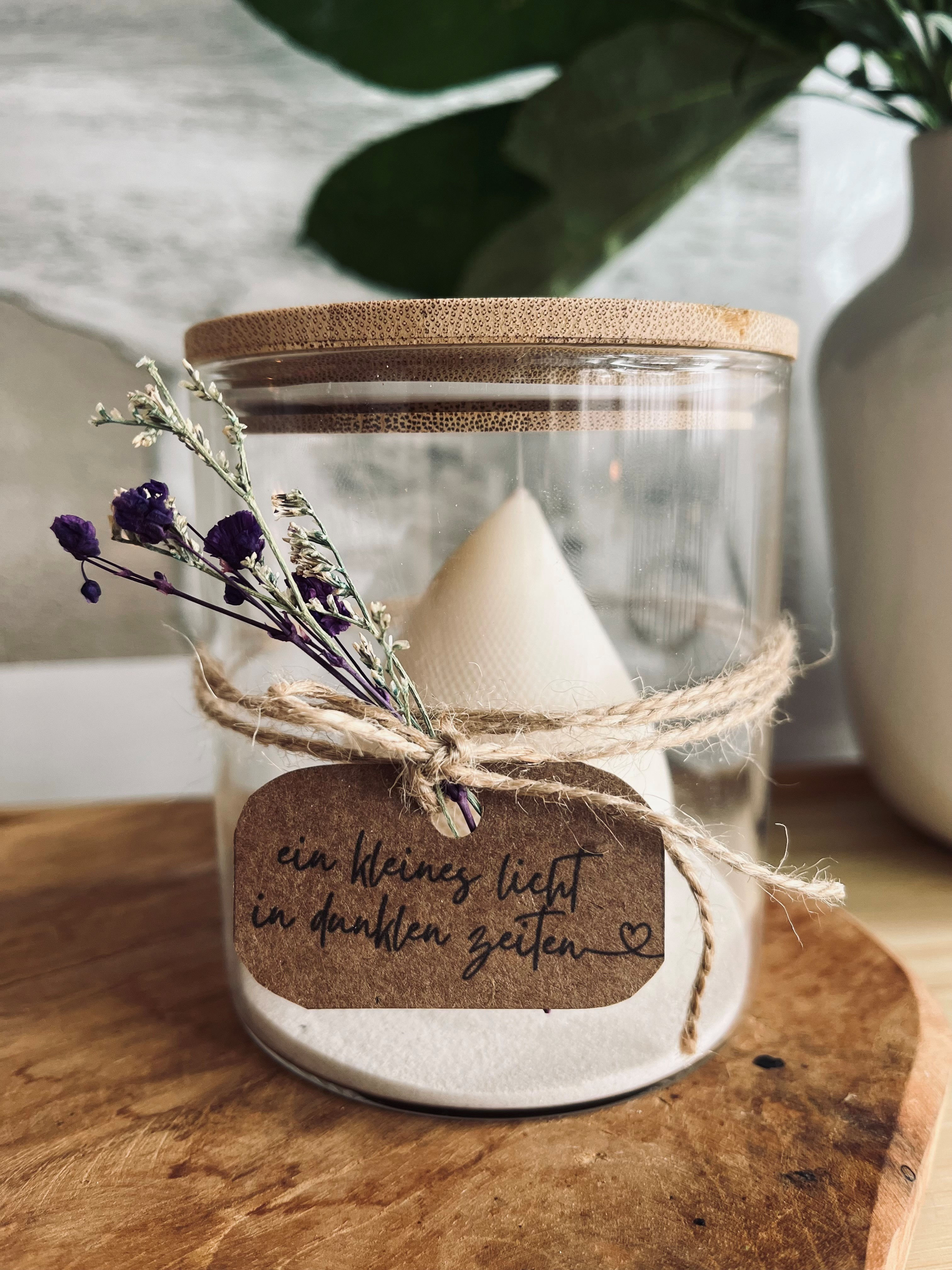 Trost-Kerze "Ein kleines Licht"