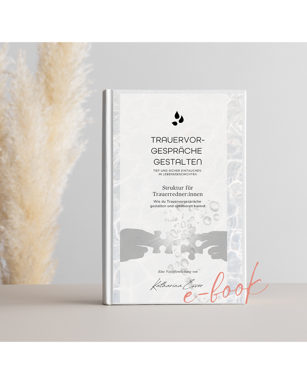 E-Book: Trauervorgespräche gestalten und optimieren