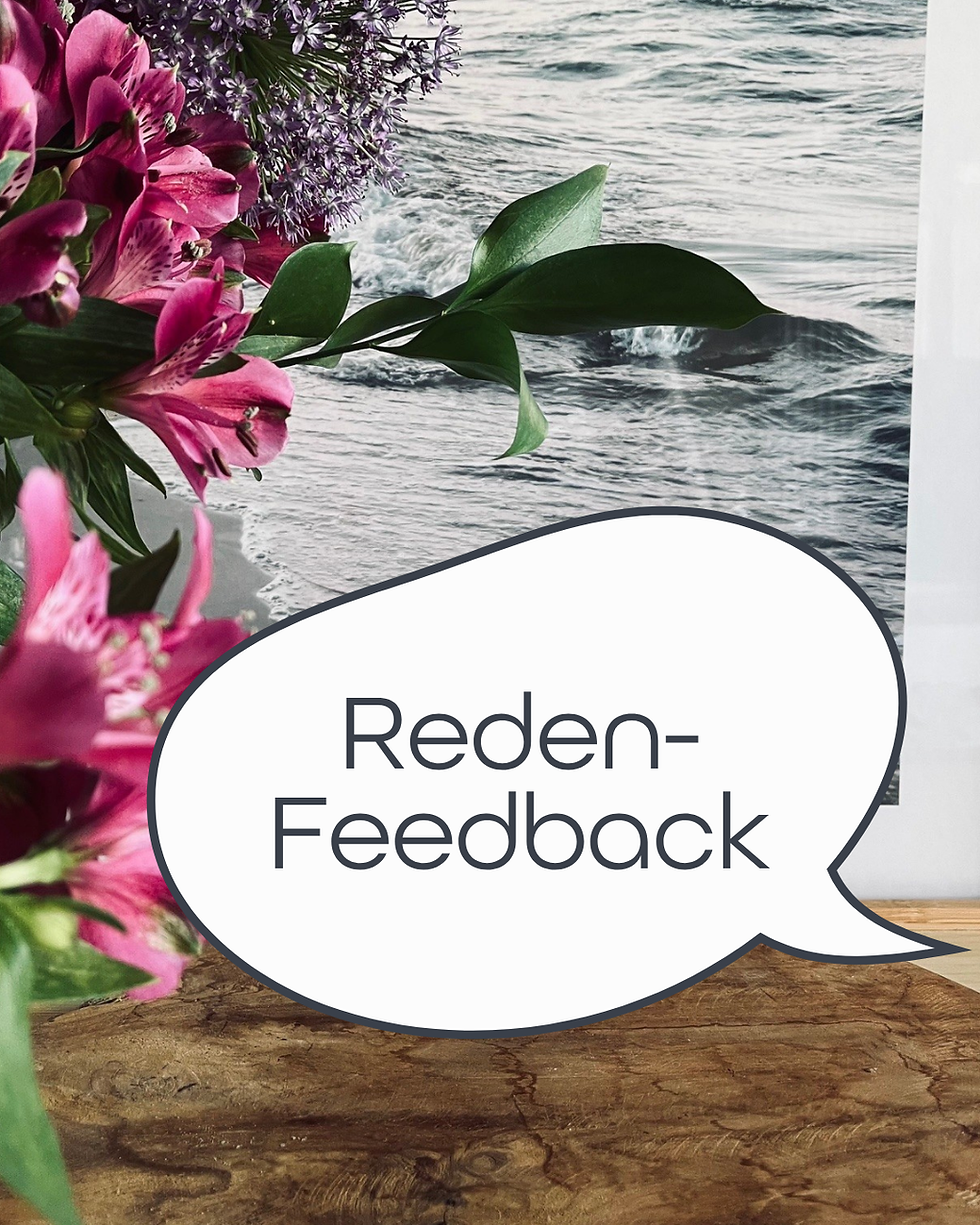Reden-Feedback für Trauerredner:innen