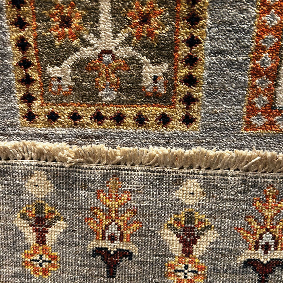 Miniature : Tapis de Couloir Afghan Loribaft –  En Laine Tissée Main à Panneaux Tribaux