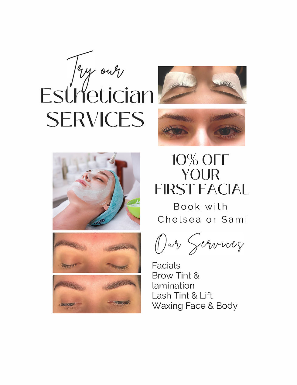 Esthetician Services Xtreme Hair Salon