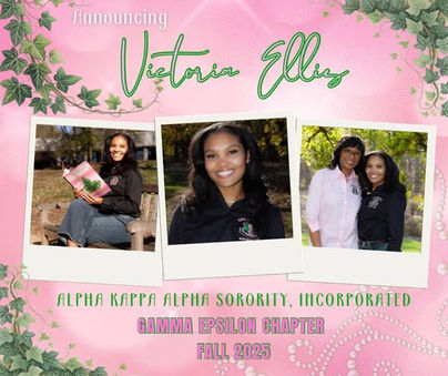 Victoria Ellis Pledges Alpha Kappa Alpha Sorority, Inc.