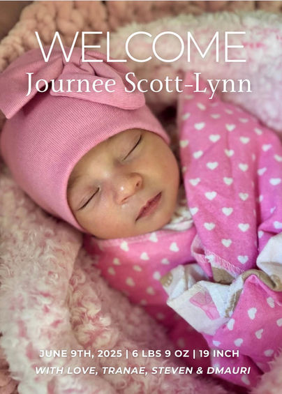 Announcing the Arrival of Journee Lynn Scott