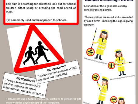 Roadster! Guide to Traffic Signs - Sign #01 - Children Crossing