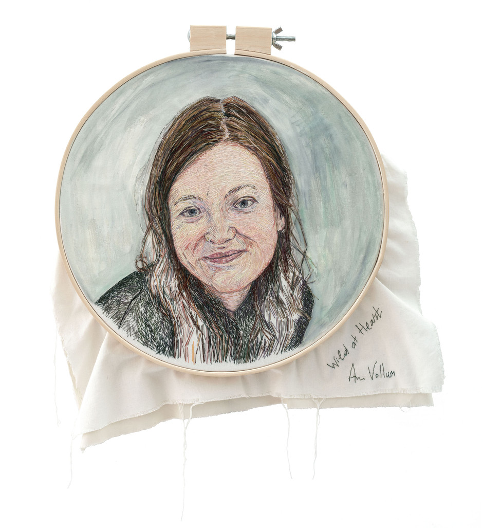 Ann Vollum Hand Stitched Portraits