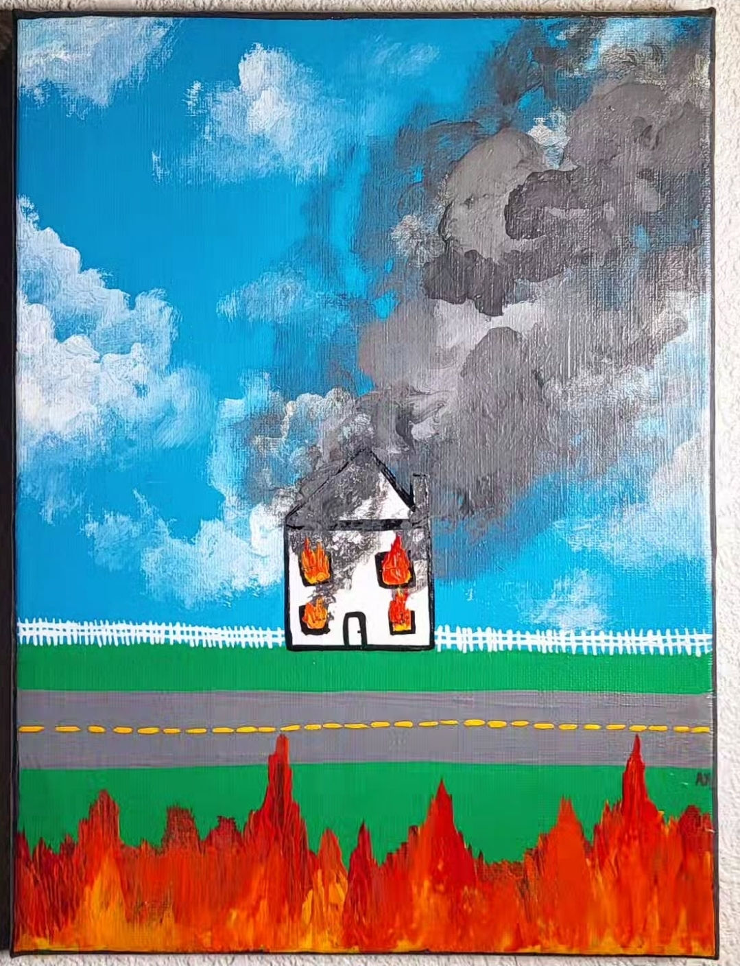 It Takes A Village Original Painting