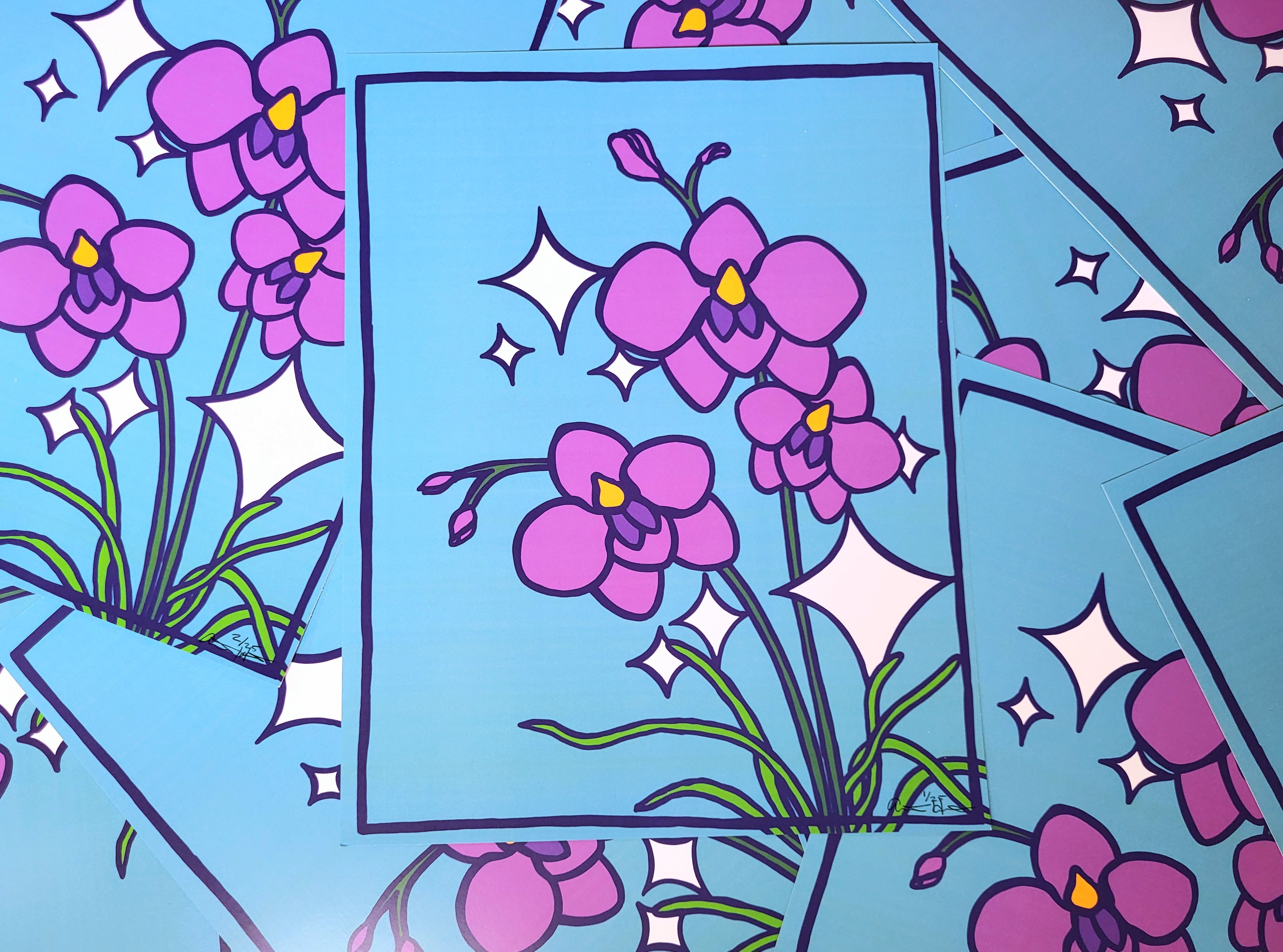 Orchids Print