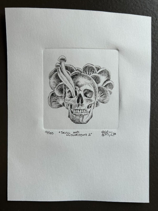 Thumbnail: "Skull and Mushrooms 2"