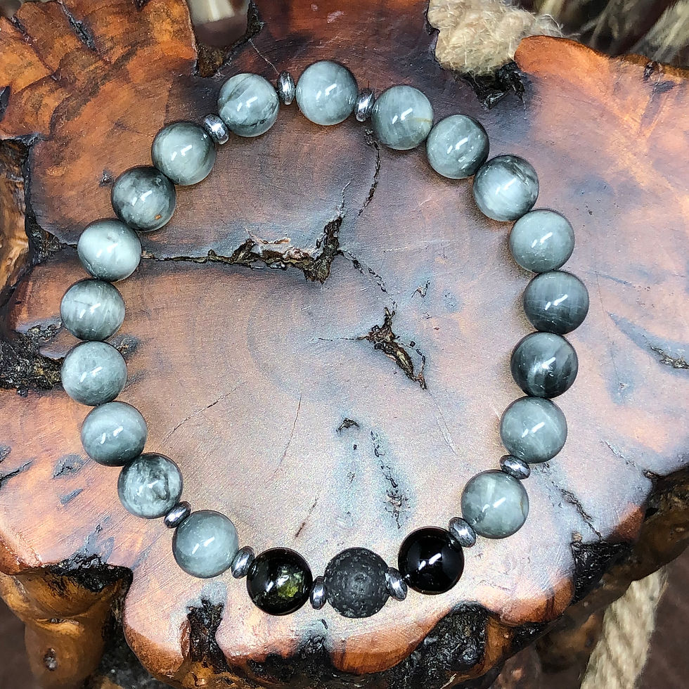 Thumbnail: Eagle Eye Jasper 8mm Bracelet