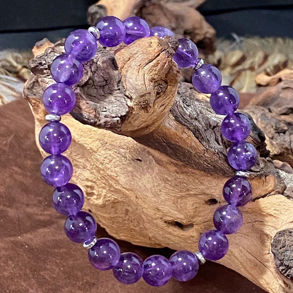 Thumbnail: Amethyst Bracelet - Intuition ~ Relaxation ~ Peace