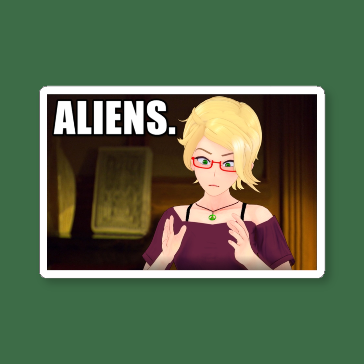 Hedgehog "Aliens" Sticker