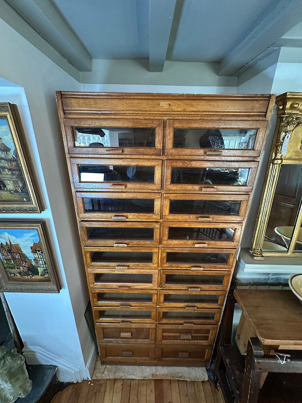 Thumbnail: 1950's Drapers Haberdashery Cabinet