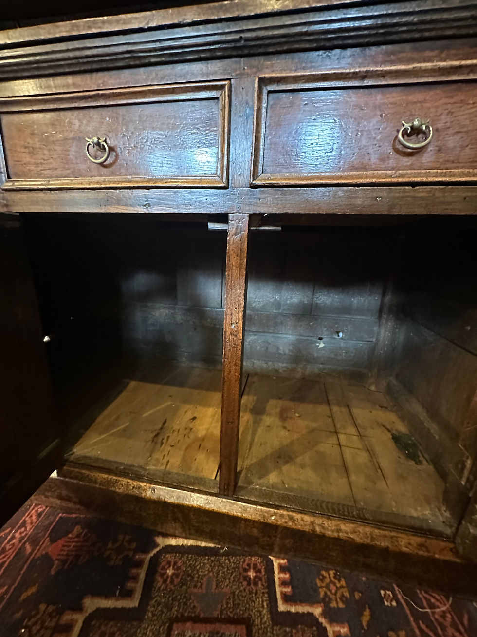 Thumbnail: Antique Georgian Solid Oak Dresser 18th Century