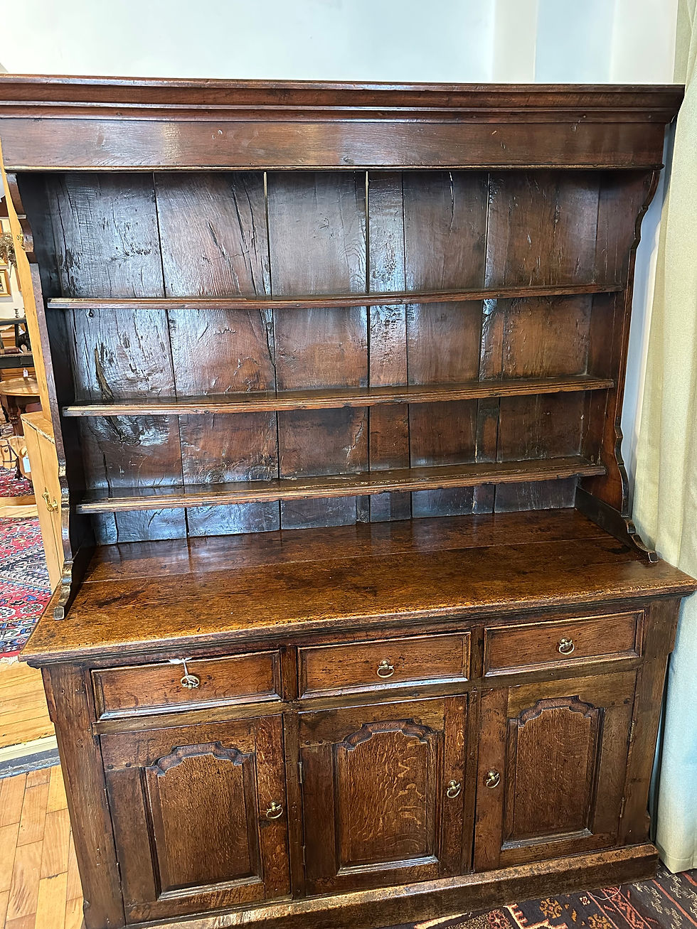 Antique Georgian Solid Oak Dresser 18th Century