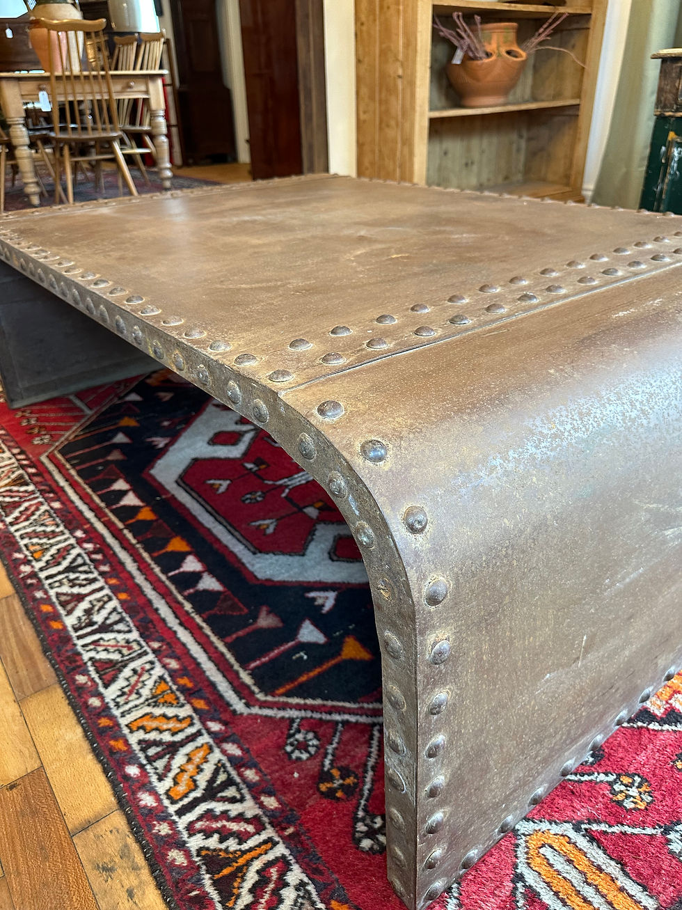 Thumbnail: Industrial Riveted Steel Coffee / Center Table