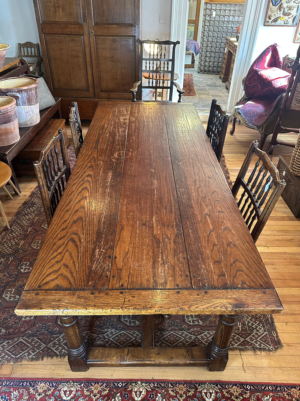Thumbnail: Beautiful Oak Refectory Table