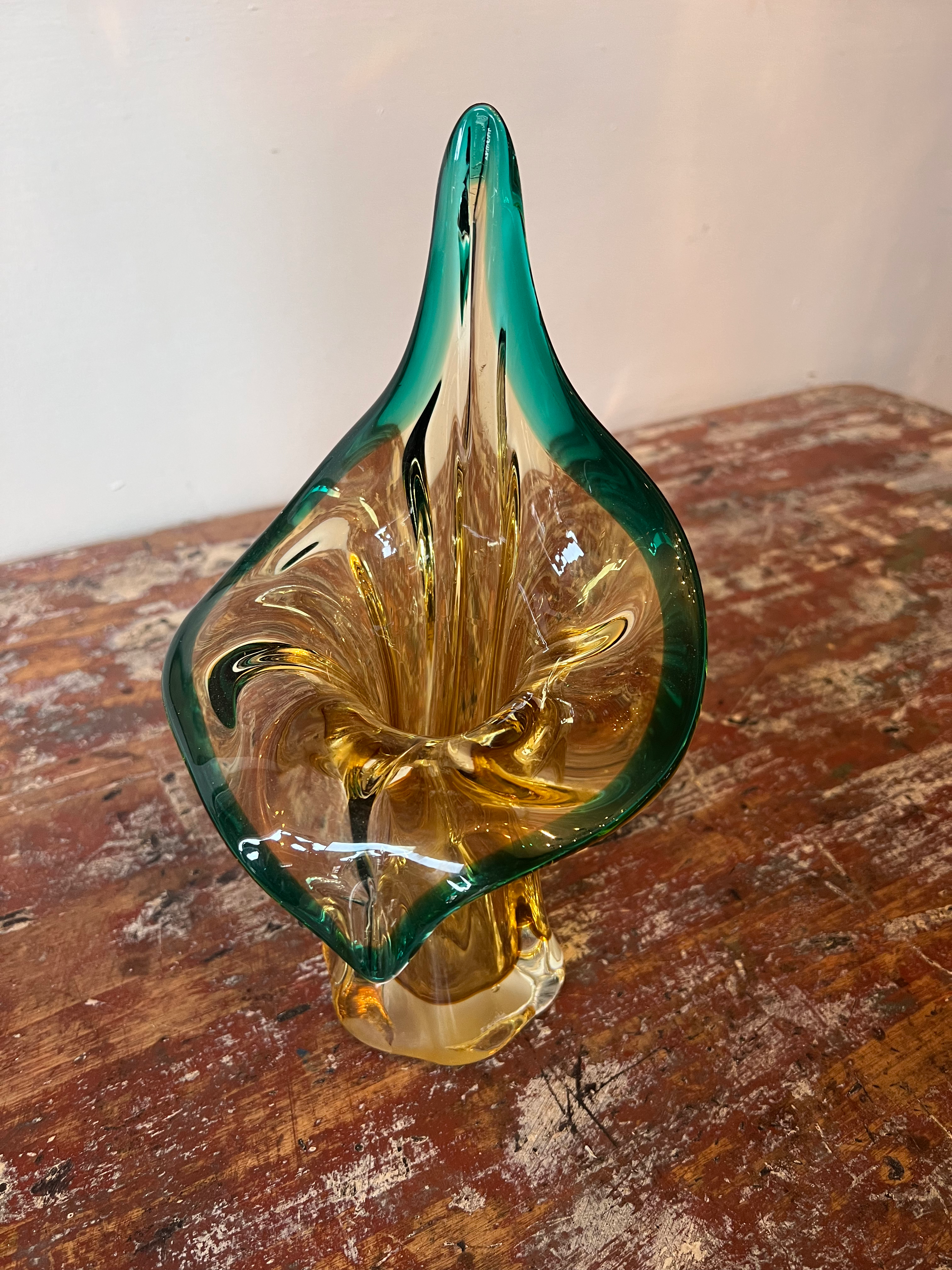 Murano glass vase