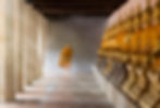 Monk in the gallery
