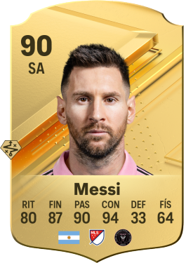 Card do fifa do Messi