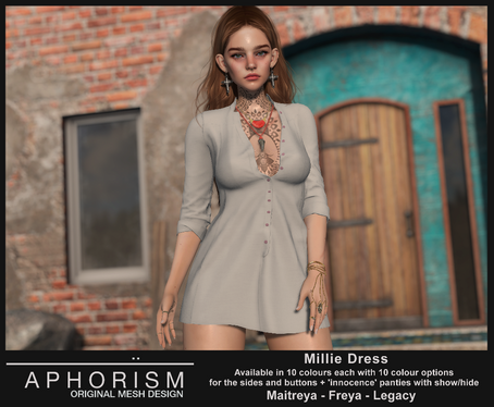 !APHORISM! Millie Dress @ FaMESHed