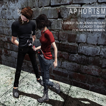 !APHORISM! Loaded Slim Jeans @ The Mens Dept July.