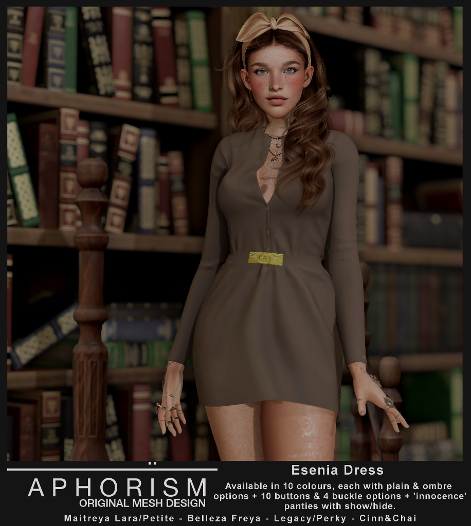 !APHORISM! Esenia Dress - Second Life