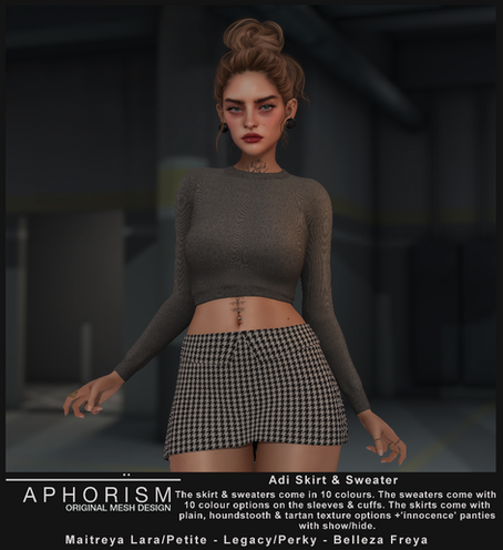 !APHORISM! Adi Sweater & Skirt @ FaMESHed