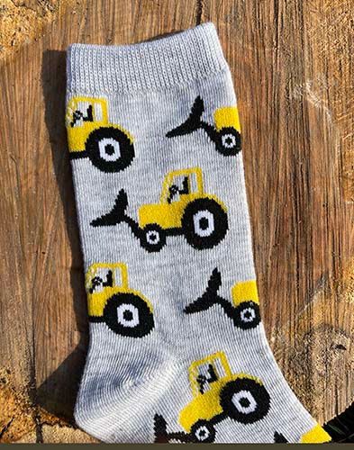 Thumbnail: Tractor Tot Socks