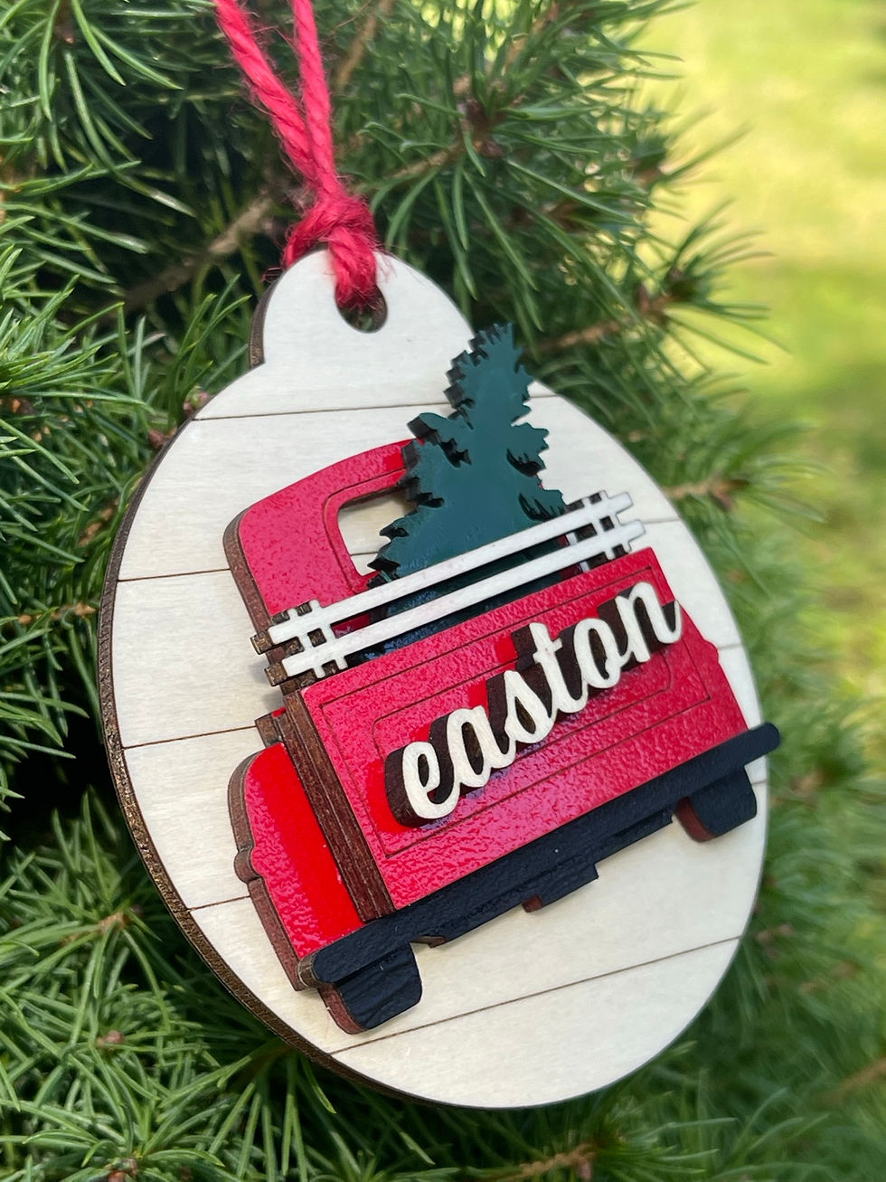 Trucking Home Ornament