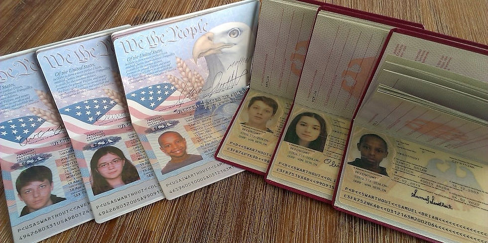 USA and German passports