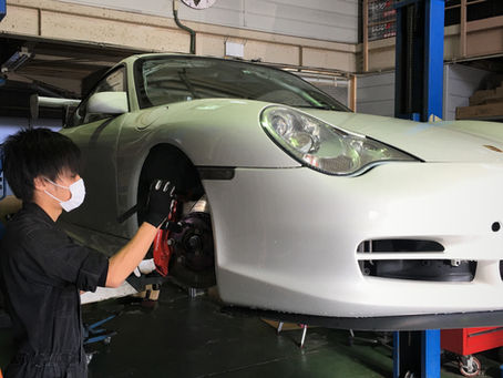 ポルシェ996GT3 走行前メンテナンス
