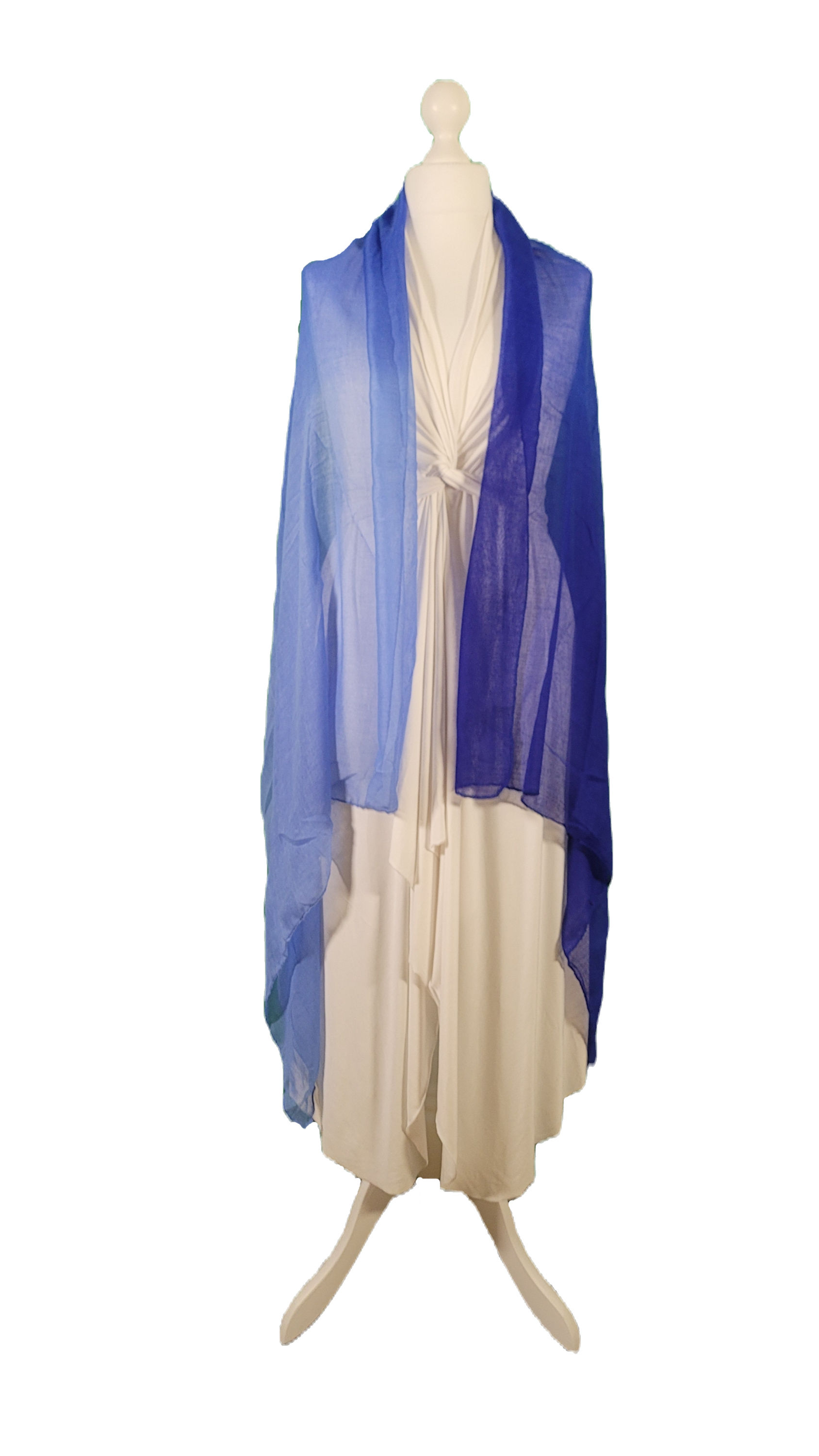 Sommer Stola Blau
