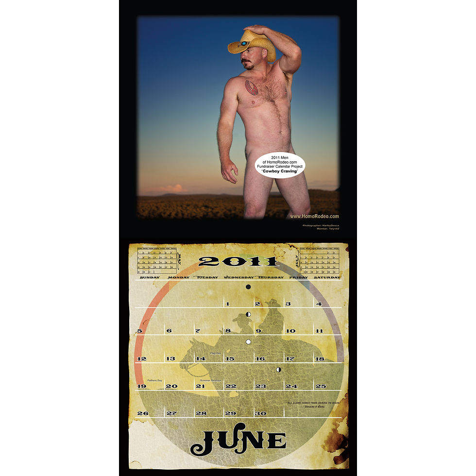 Thumbnail: Calendars - 2011 Cowboy Craving *Full-nude