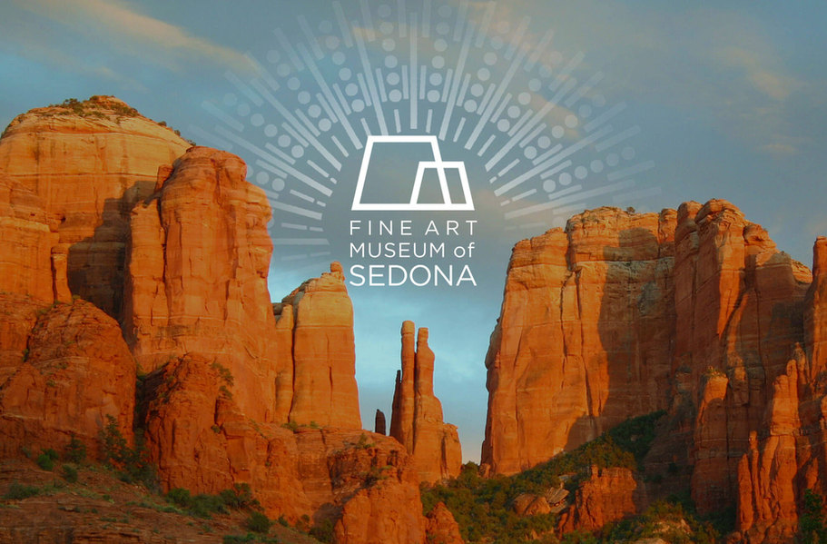 Our logo for Fine Art Museum of Sedona.