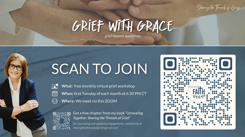QR to join Grief with Grace Workshop