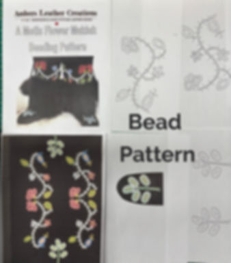 Digital PDF Metis Flower Mukluk Beading Pattern