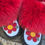Miniature : Moccasins Black Bison, Cream Melton, Shadow Fox fur