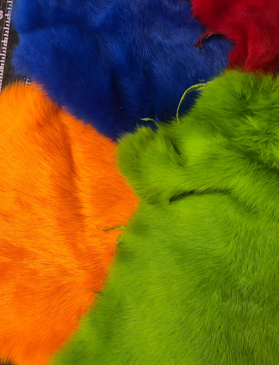 Miniature : Peaux de lapin (couleurs)