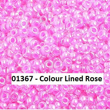 Miniature : Rocailles 10/0 - Rose