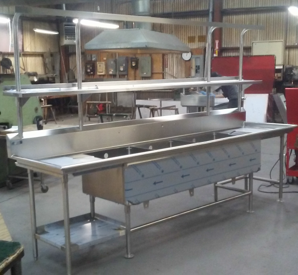 Three Compartment Sink