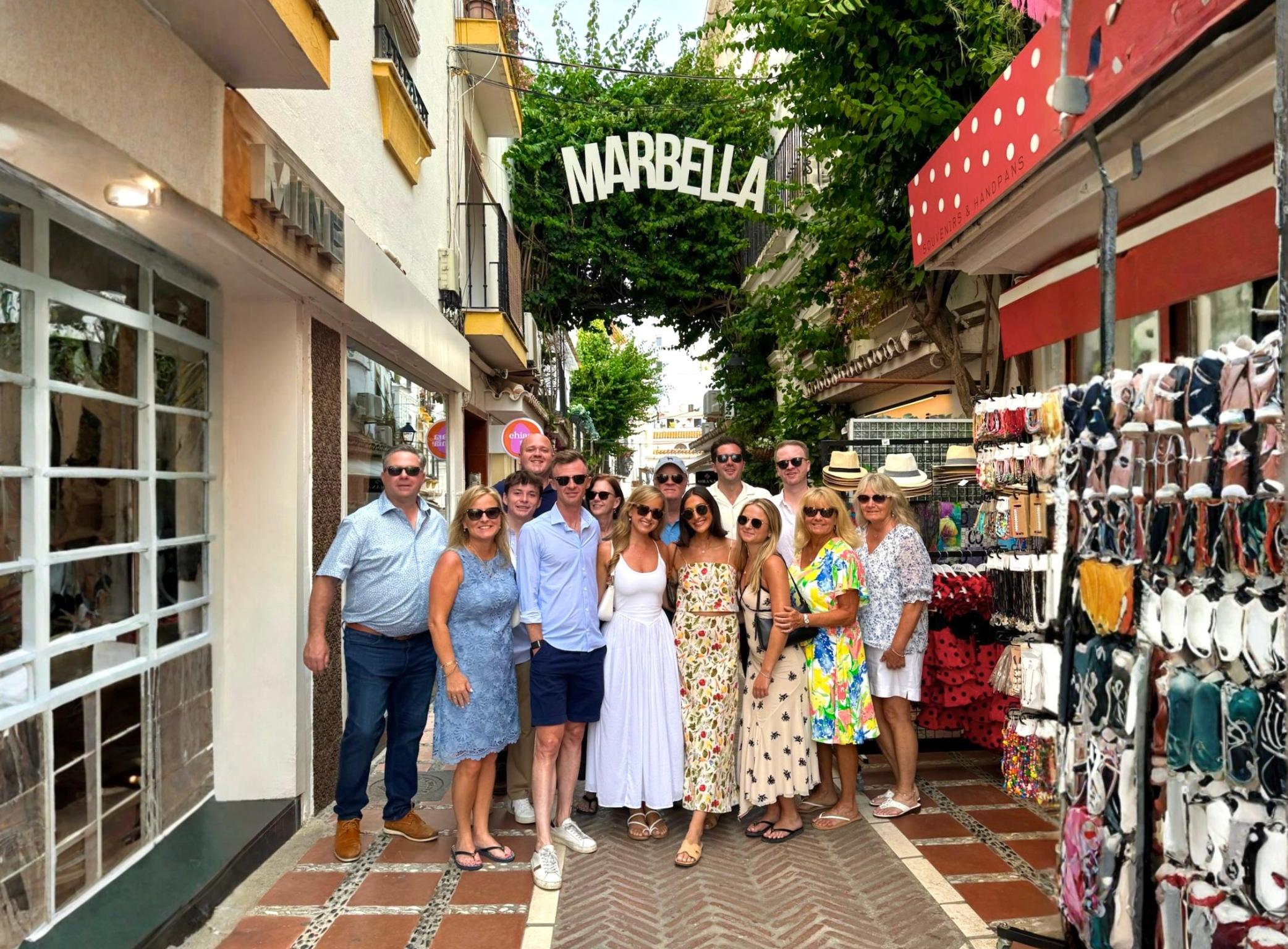 Orange square in Marbella Old Town