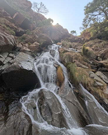 Waterfall canyon in Estepona