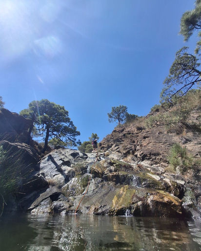 Waterfall beginner canyon Estepona