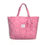 Thumbnail: Velour Leather Tote Bag (Pink)
