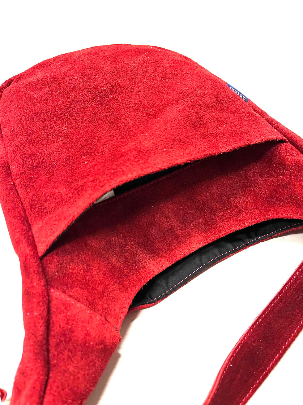 サムネイル： Velour Leather SQ Native Pouch Red