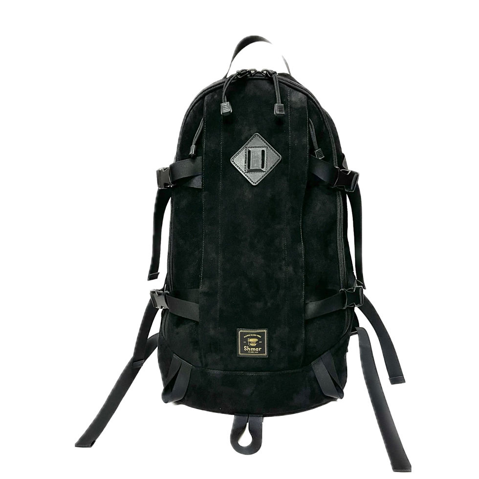 Velour Leather OTD Daypack Black