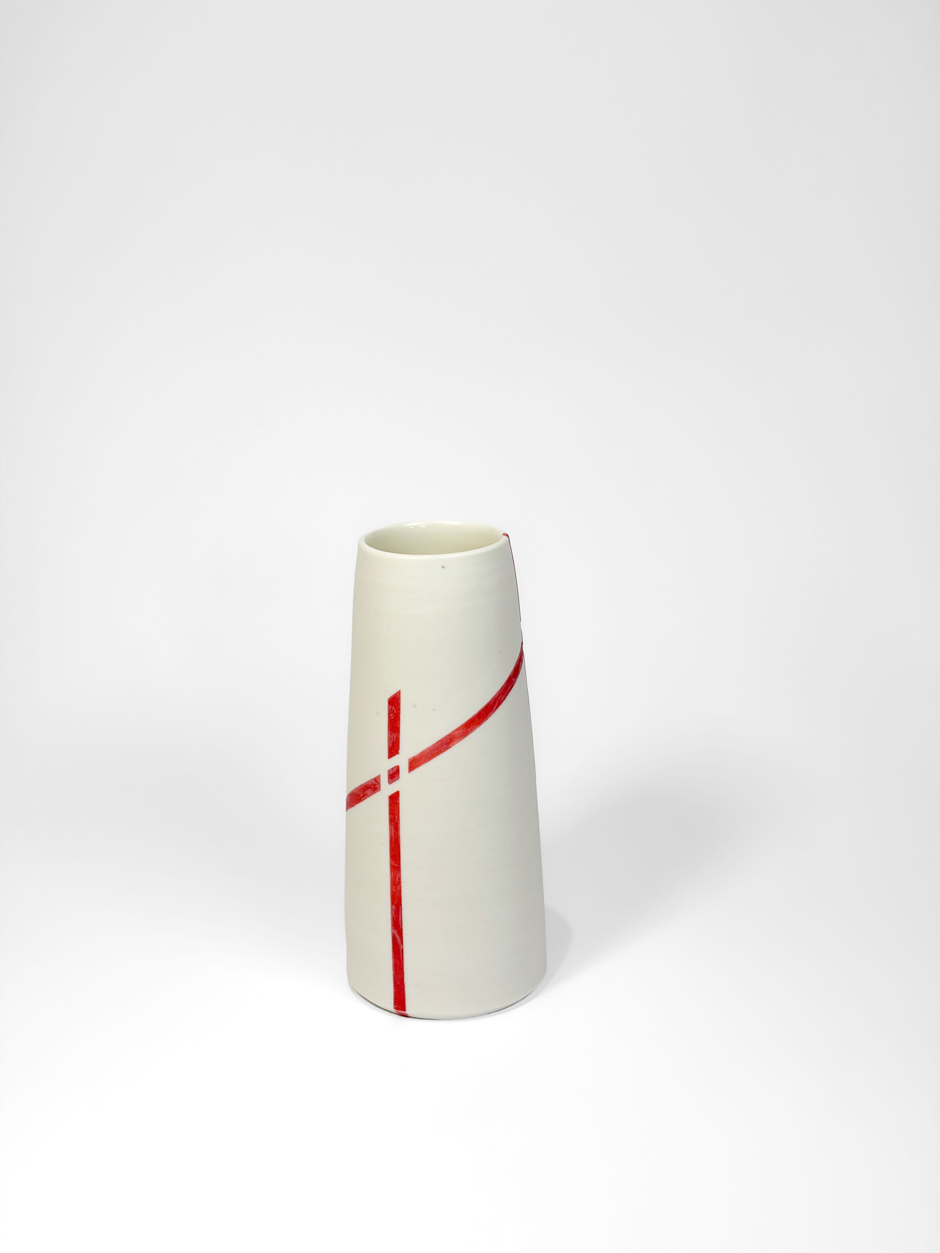 Tapered Vase (Lines)