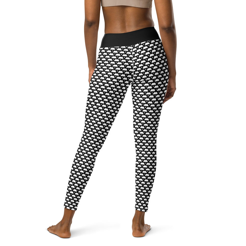 Thumbnail: Yoga Leggings (Signature Bullion Brick Pattern)