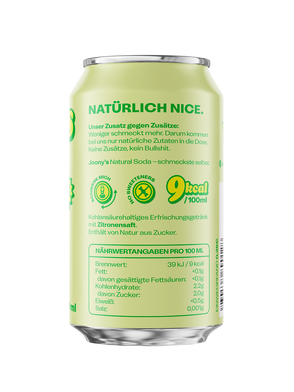 Miniaturbild: Joony's - Natural Soda Zitrone